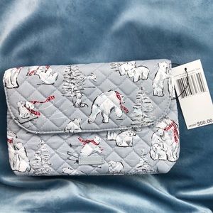 NWT Vera Bradley Brush & Cosmetic case.